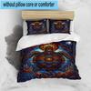 Oceanic Turtle Artwork 3pcs Bedding,Including 1pc Duvet Cover And 2pcs Pillowcases Perfect for Christmas,Ideal for Bedroom, Dormitory