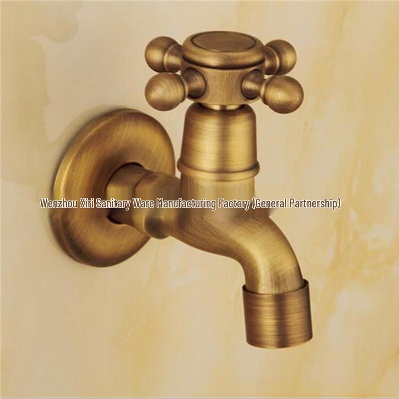 Vintage Single Cold Water Faucet CN plug (adapter included)