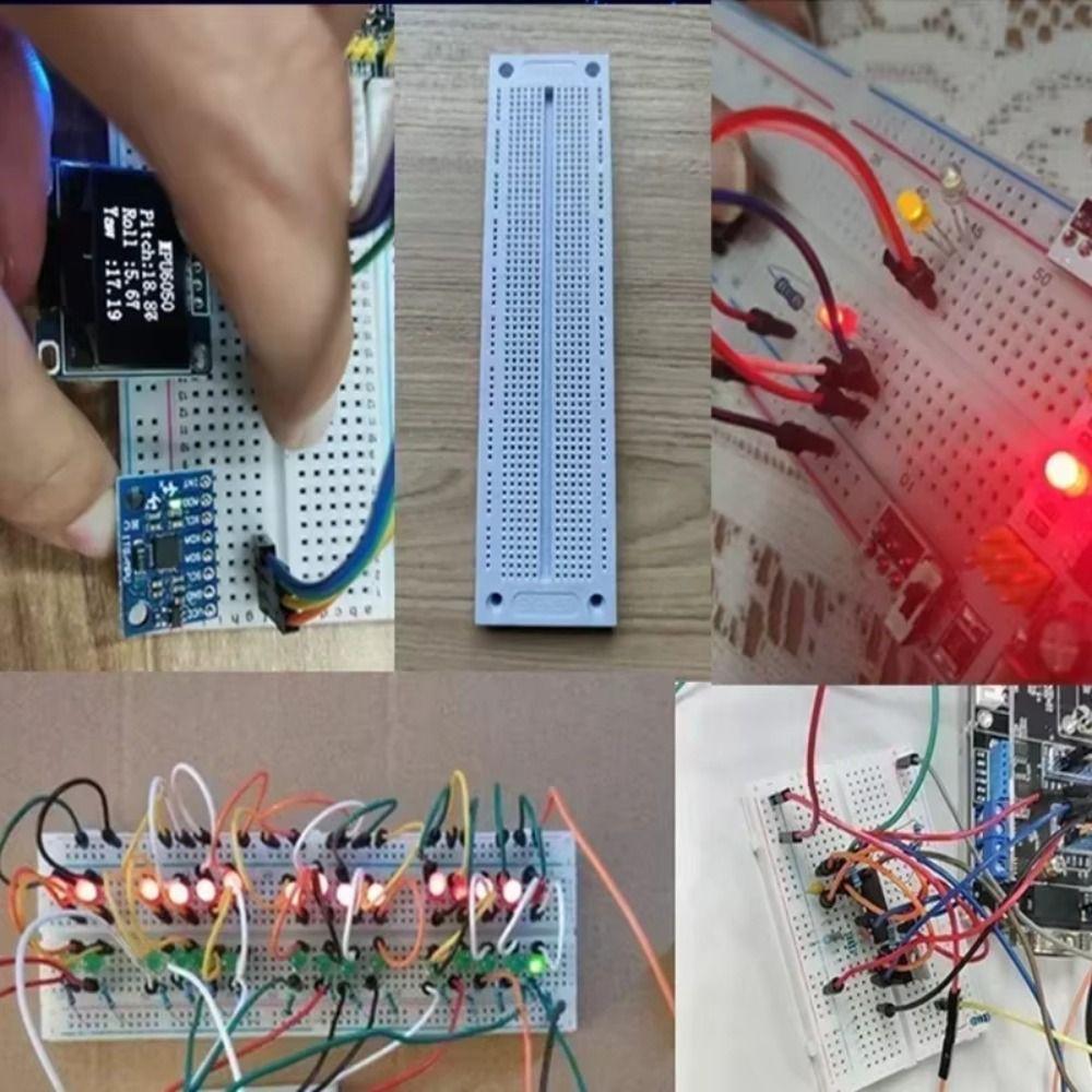 Red & Blue Wires MB-102 Breadboard Experimental Connection Board  Circuit TestingDIY Electronics