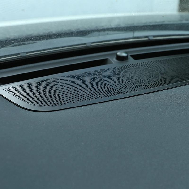 Aluminum Alloy Black Car Dashboard Speaker Cover Trim Sticker For Land Rover Discovery Sport  Auto Styling