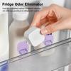 12Pcs Refrigerator Deodorizer Adhesive Activated Carbon Kitchen Cabinet Pantry Fridge Freezer Odor Eliminator Absorber Box
