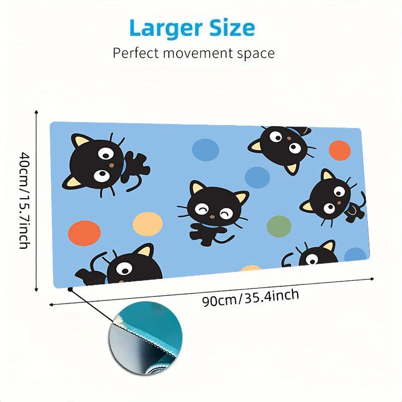 Chococat Print Cushion Non-slip Laptop Tablet Big Mousepad XXL Mat Mini PC Playmat With Lock edge