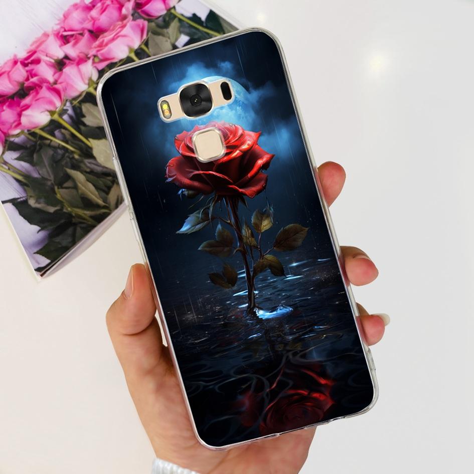 Чехол для Asus ZenFone 3 Max ZC553KL Популярный Цветок Бабочка Мягкий Силиконовый Чехол для Телефона Для ASUS X00DD X00DDA XOODD ZC553KL Funda