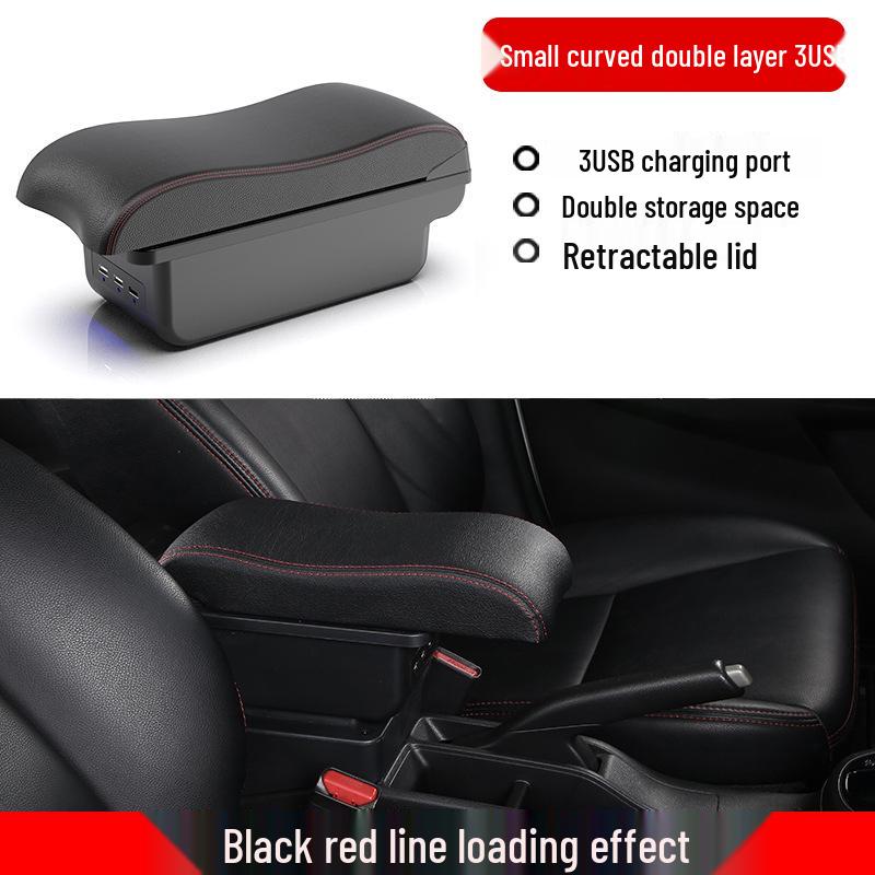 Perodua Axia Center Armrest Storage Box - Special Modification Accessory