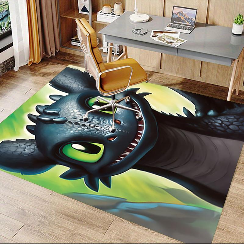 Dragon Adventure Fantasy Carpet For Playroom Bedroom Living Room Sofa Home Decorkids Game Area Rug Nonslip Floor Mat