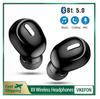 2025 X9 Беспроводные наушники Bluetooth-совместимые 5.0 с микрофоном Одиночный вкладыш Спортивная гарнитура Для Xiaomi Huawei Стерео звук Наушники