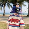 Children's Fan Hat Summer Travel New Style Lights Sun Protection Top Hat Men and Women Casual Cartoon Sun Hat Trend