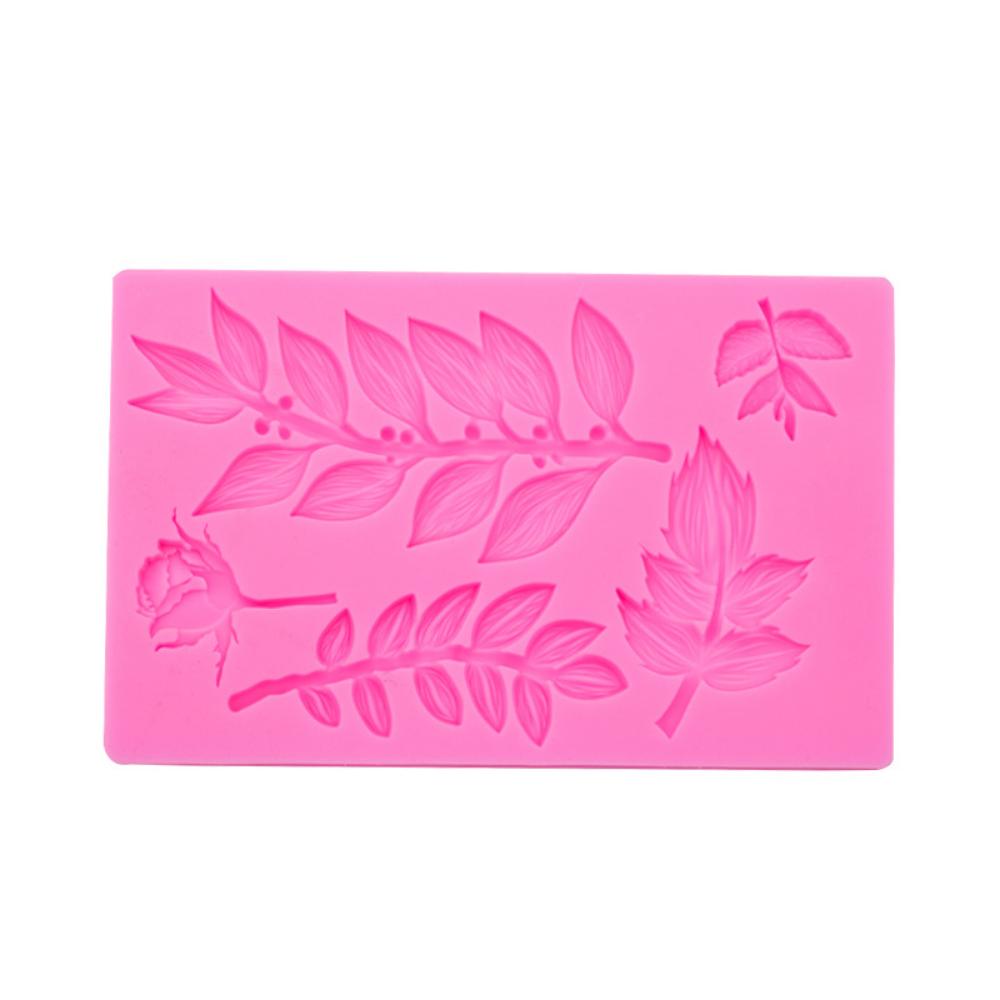 Ветка цветок ротанга роза силиконовая форма помадка торт текстура формы для выпечки обод капельный клей украшения