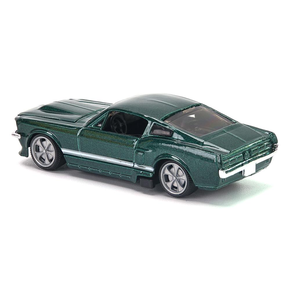 fsbn3 Bburago 1967 FORD MUSTANG GT Lamborghini Cadillac Benz BMW Scale Car Model Replica Collection Kids Xmas Gift Toys for Boys