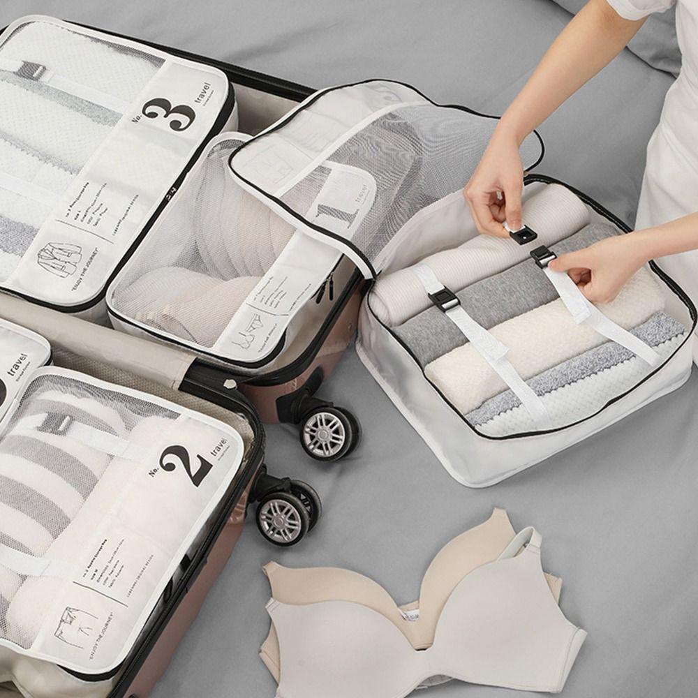 DIY Travel Organizer Large Capacity Shoe Pouch Practical Clothes Subpackage  Clothes