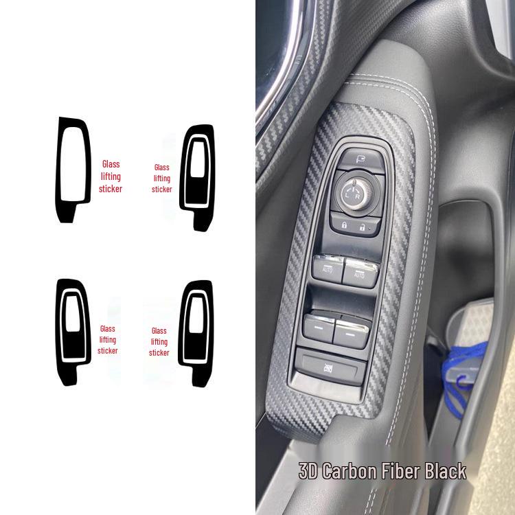 Пленка Black Warrior с текстурой шлифованного металла для модификации интерьера консоли и ручки переключения передач Forester 19-22.