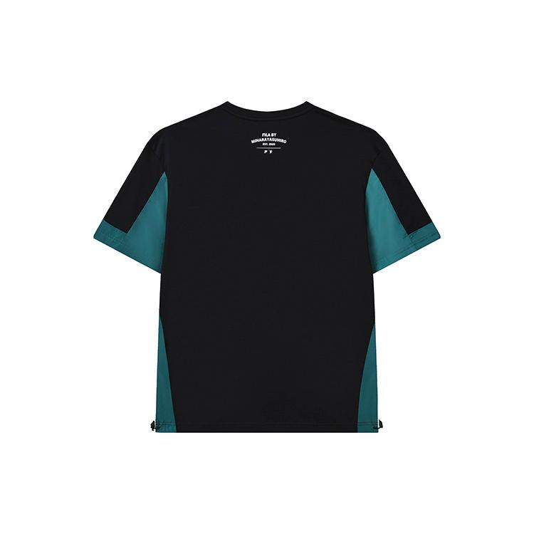 FILA x MIHARA YASUHIRO T Shirt Men's Jet Black F11M233105F-BK