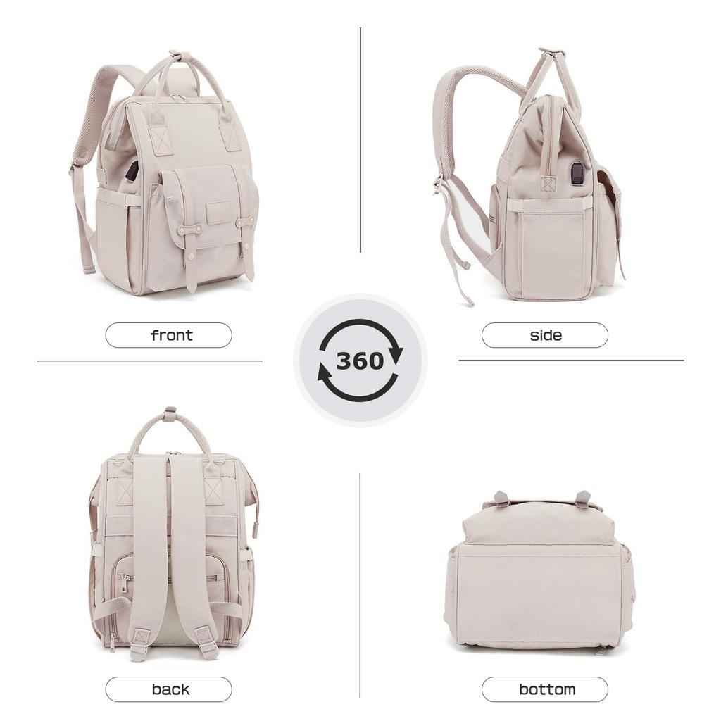 Большой водонепроницаемый термобелье для малышей, играющих в кармане B181 [Manatsulife] Сумка для мамы, рюкзак, многофункциональный, вместительный, водоотталкивающий, устойчивый,