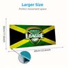Jamaica Rugby League Large Size Mouse Pad Large Gaming Table Cushion Non-slip Laptop Tablet Big Mousepad XXL Mat Mini PC Playmat With Lock edge