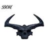 Gothic Skull Ornament 3D Printed Giant Figurine, Flame Decor Statue, Halloween Party Sculpture for Home Decoration Creepy
