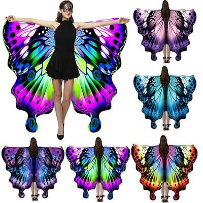 Праздничный подарок Faire Butterfly Wings Подарочный реквизит Fairy Wings Плащ New Butterfly Shawl Cape Adult