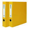 Midas D-ring Composite Binder Nameplate Type 3-hole A4 5cm, Yellow, 2 Pcs.