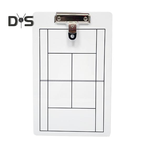 Планшет для тренировок по теннису Dry Erase, двухсторонняя теннисная тактическая белая доска с маркером для тренировок по теннису