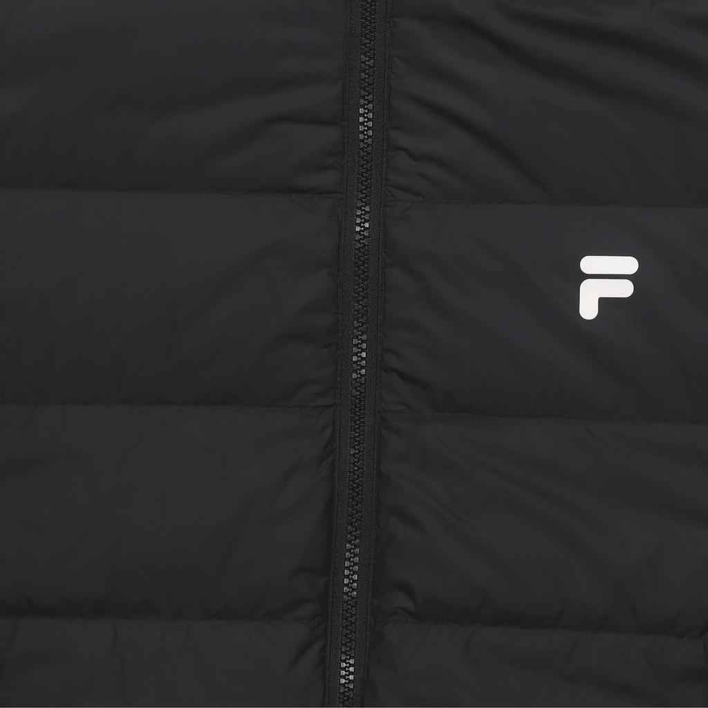 Fila Fusion Мужская длинная утепленная пуховая куртка с капюшоном, теплая, удобная, черная T11M445908F-BK