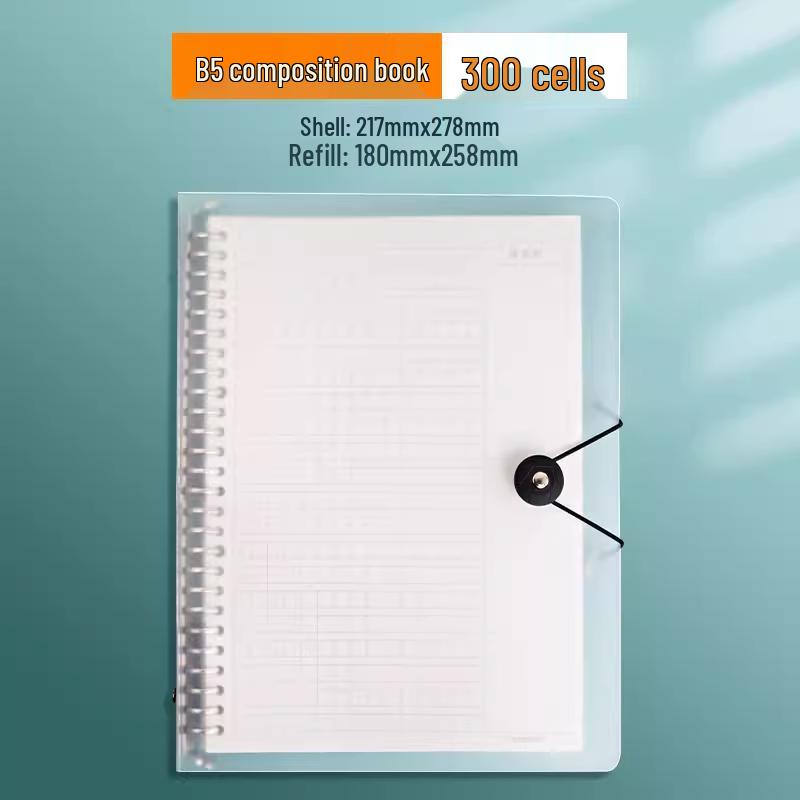 400-Square Composition Notebook with Annotations for 3rd-4th Grade Students