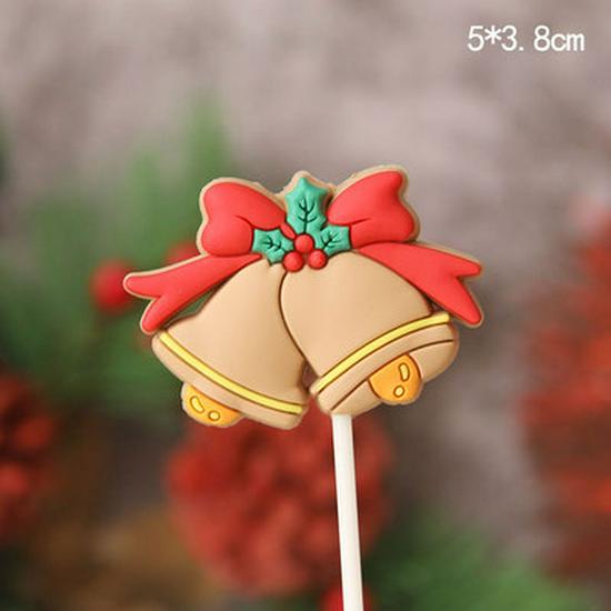 Рождественский декор: Вставки для карточек, Топперы для торта, Гирлянда из чашек, Украшения для венков, Клубничная башня, Мультяшные украшения в виде звезд и деревьев.