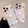 Чехол для телефона IPhone 16/15 с рисунком кота, Совместим с 17 Pro Max, Рамка с цветовыми блоками, Милый и крутой 13/11 Мягкий чехол