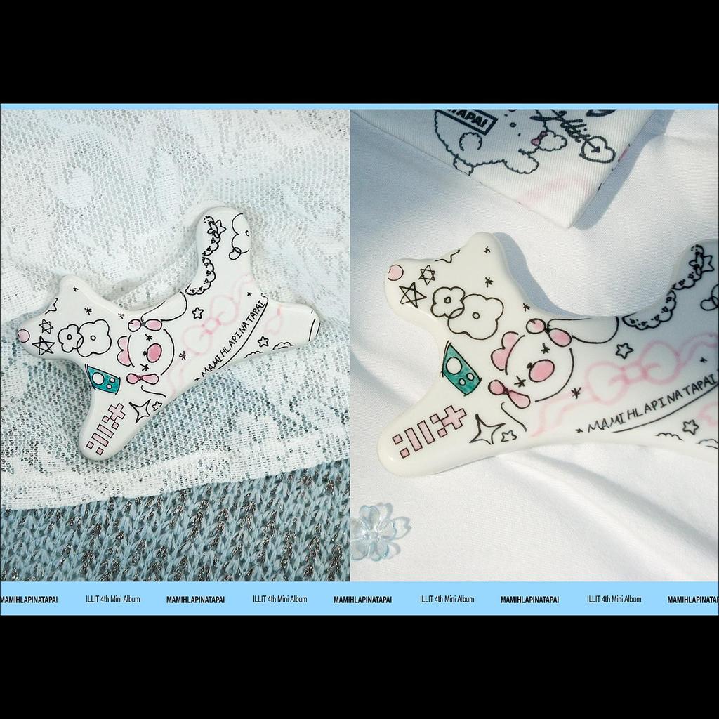 [Предзаказ] ILLIT [MAMIHLAPINATAPAI] Керамический объект Гуаша версия. + Бесплатный подарок