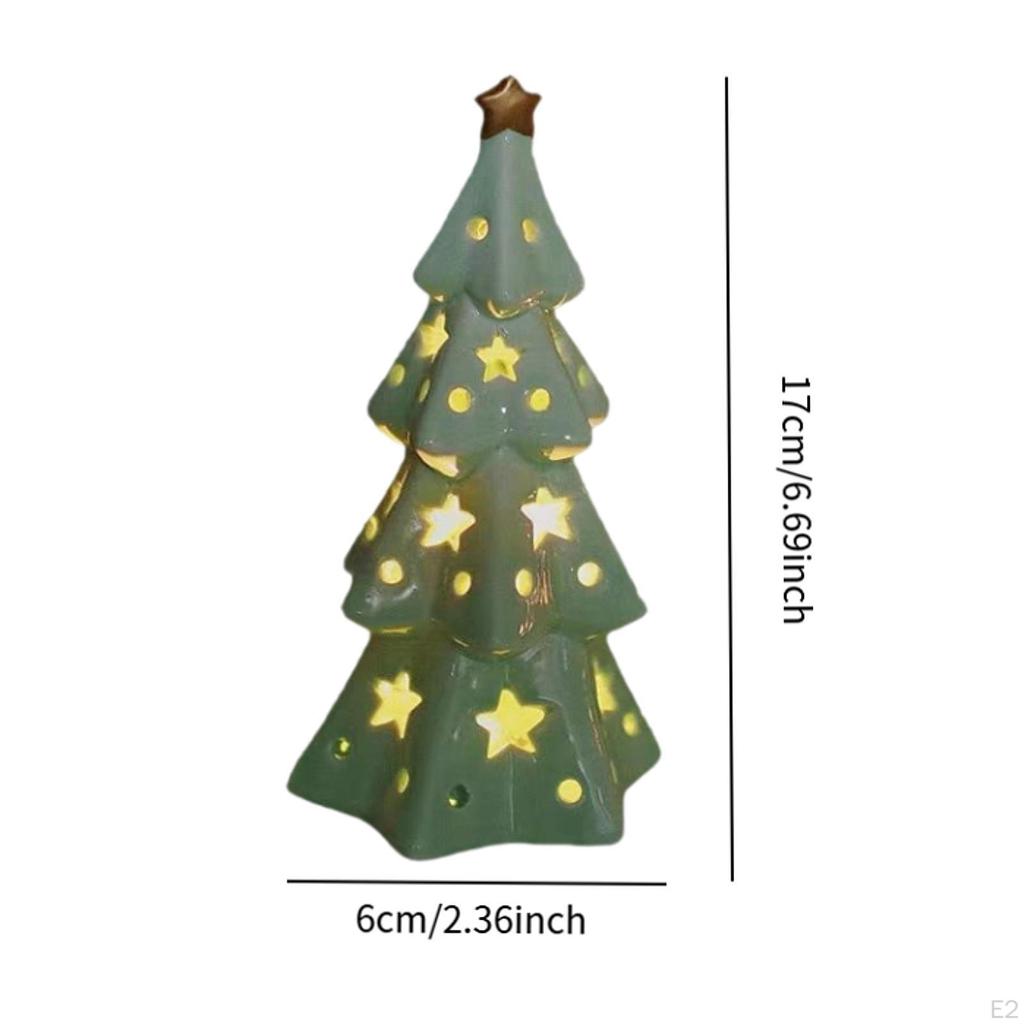 Рождественская елка лампа светодиодные ночники мини настольный орнамент освещенный стол
