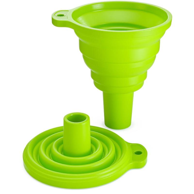 Filling Bottle FunnelFood Grade Silicone FunnelKitchen UseSmall Collapsible FunnelBottle Funnel for Filling Water BottlesLiquid Transfer