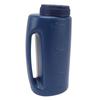 Handheld Fertilizer Spreader Hand Held Grass Seed Spreader Crop Spreading Salt Sowing Pot Blue