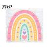 Prism Technology Decal Rainbow Suncatcher Window Cling, Colorful Prismatic Flowers Anti-Collision Sticker, Fun Decoration Reusable Static Glass