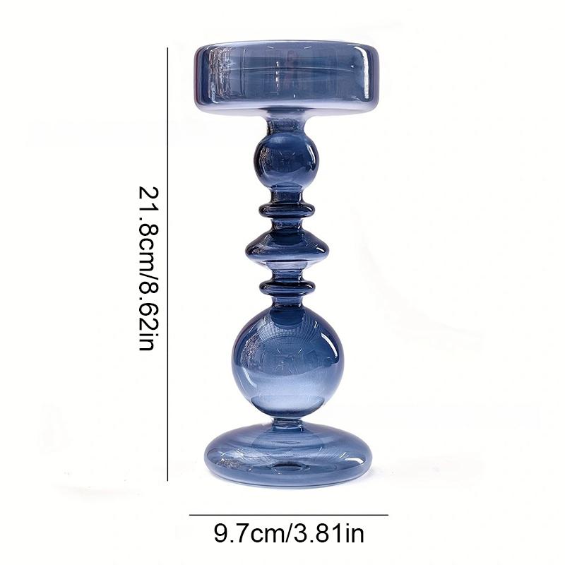 1шт стеклянная ваза гостиная столовая настольное украшение премиум-класса подсвечник композиция свет роскошный стиль мульти-стиль