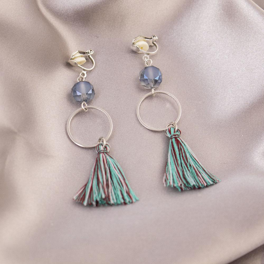 Универсальные легкие роскошные клипсы для ушей без проколов, повседневные высококачественные треугольные клипсы для ушей, универсальные женские серьги