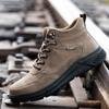 Outdoor Work Shoes Anti Smash Safety Boots Construction Work Shoes Steel Toe Cap Working Boots Puncture-proof Shoes