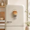 Bamboo Basket Design Potato Doll Refrigerator Magnets Soft Magnetic Sticker  Office