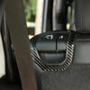 2 Pcs  Carbon Black Car Rear Seat Switch Bezel Trim for Jeep Wrangle JL Gladiator JT 2018-2021 Accessories