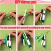 Detachable Ballpoint Pen With Keychain ABS Marker Pendant Funny Nurse Pen Keychain  Office Supplies