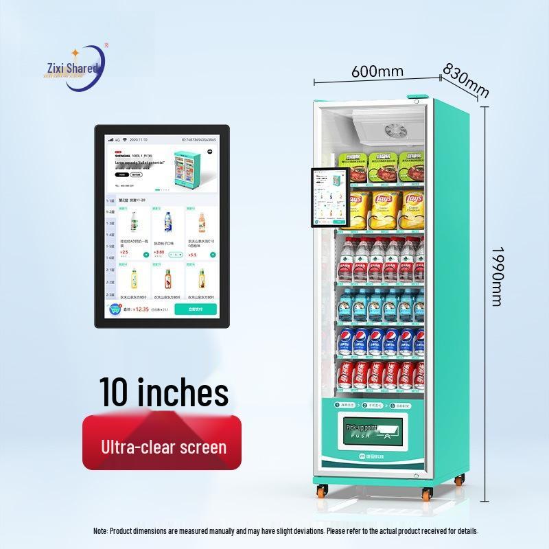 Zi Xi Zhong Xiang 24/7 AI Smart Snack & Beverage Vending Machine with Open Door Design