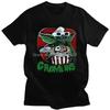 Cotton Men's T-Shirt Gremlins Humorous Cotton Tees Gizmo 80s Movie Mogwai Monster Horror Retro Sci Fi T Shirt Gift Streetwear T-Shirts Men’s