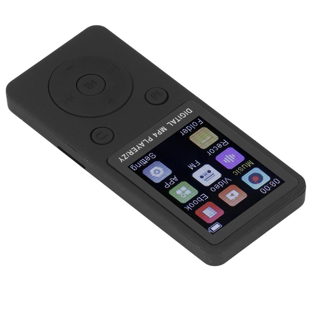 MP3-плеер Супертонкий 1,8-дюймовый цветной экран Поддержка карты памяти 32 ГБ до 128 ГБ Звук Hi-Fi Музыкальное устройство Портативная музыка