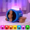 LED Light Rechargeable Night Light 7-Color Dimmable Night Light Bedside Lamp  Bedroom Decor
