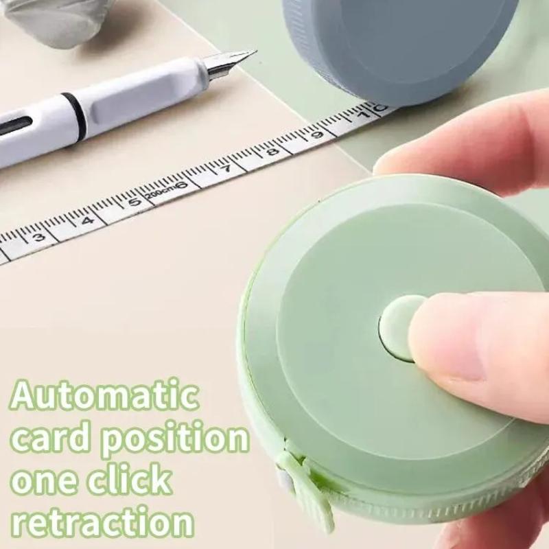 1 Pack Tape Measure Measuring Tape for Body Fabric Sewing Tailor Cloth Knitting Craft Weight Loss Measurements Retractable 1.5 M