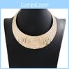 Celebrity Style Metal Statement Necklace With Electroplate For Special Occasions