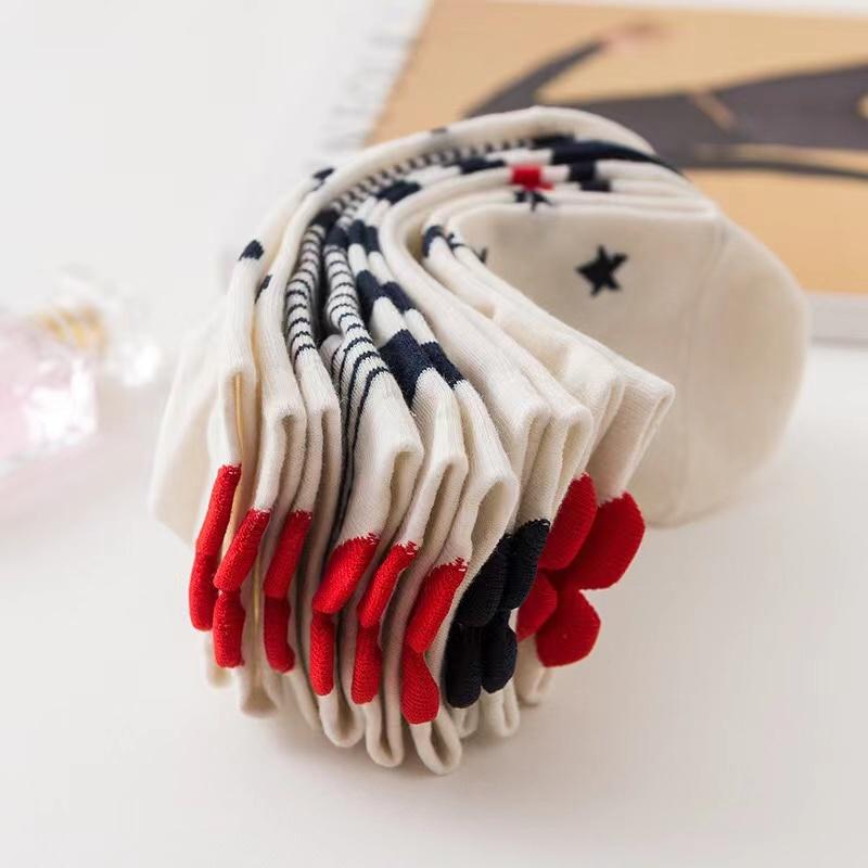 Женские забавные носки до щиколотки, новинка, мода, мультяшный каблук, сердце, низкие носки, милый принт, летние хлопковые короткие носки