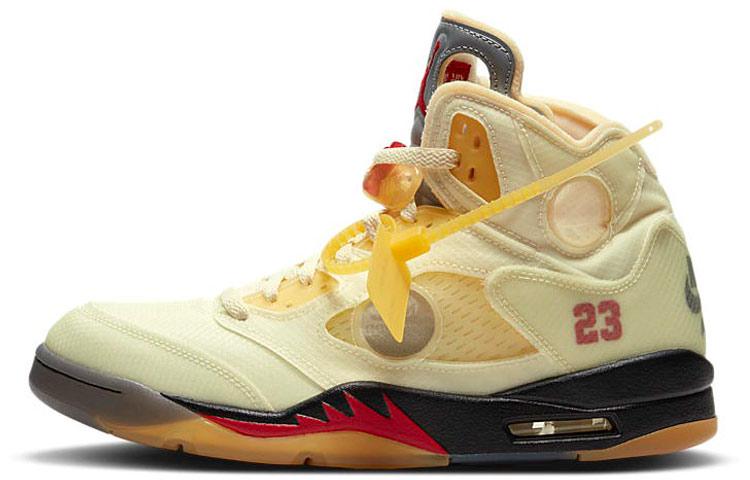Air Jordan 5 X Off White Sp 'Sail' DH8565-100