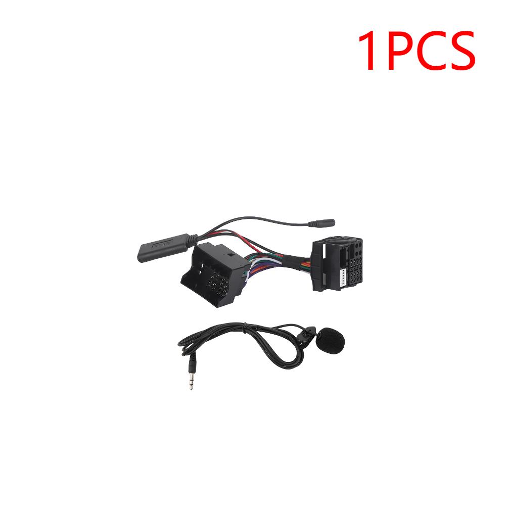 1-2 шт. Автомобильный радиоприемник Аудио Музыкальное устройство Aux Адаптер Проводка с Микрофоном Совместимый с Bluetooth 5.0 Для skoda 2008-2011