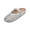 Мокасины Mook Chari с плетением из сетки Серебристые 516623907Zx