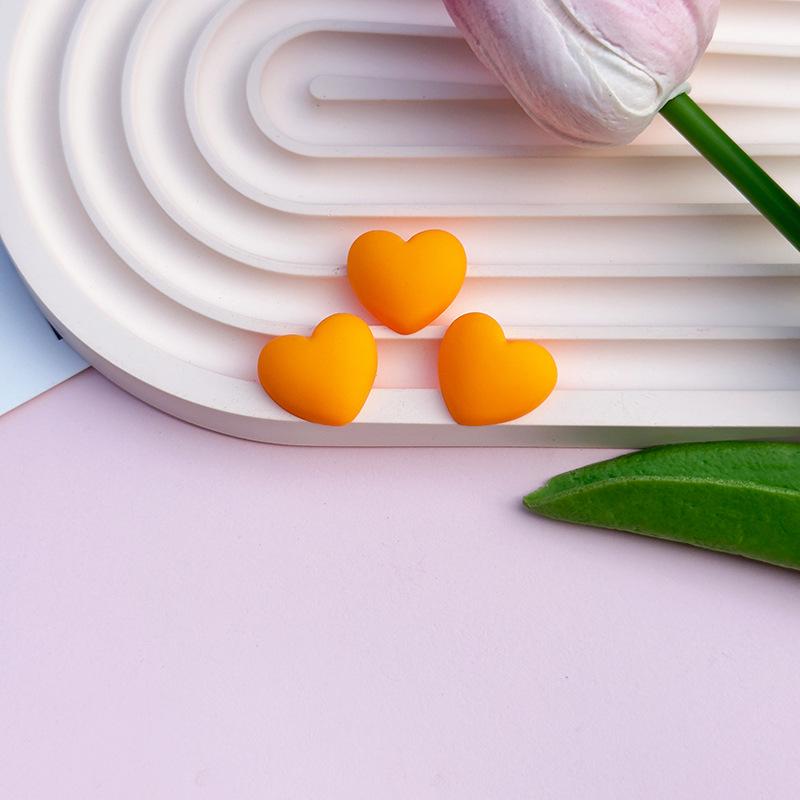 Аксессуары из смолы в форме сердца персика: Чехол для телефона своими руками, нашивка на стакан для воды, автомобильное хранилище, головной убор для обуви и одежды