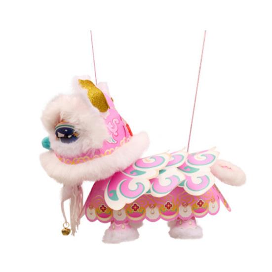 Набор материалов для самодельного фонаря-льва с подвижной головой и конечностями, набор для фонаря танца льва своими руками, светящийся фонарь в китайском стиле на Праздник середины осени