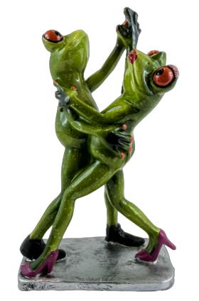 Dancing Frog Figurine